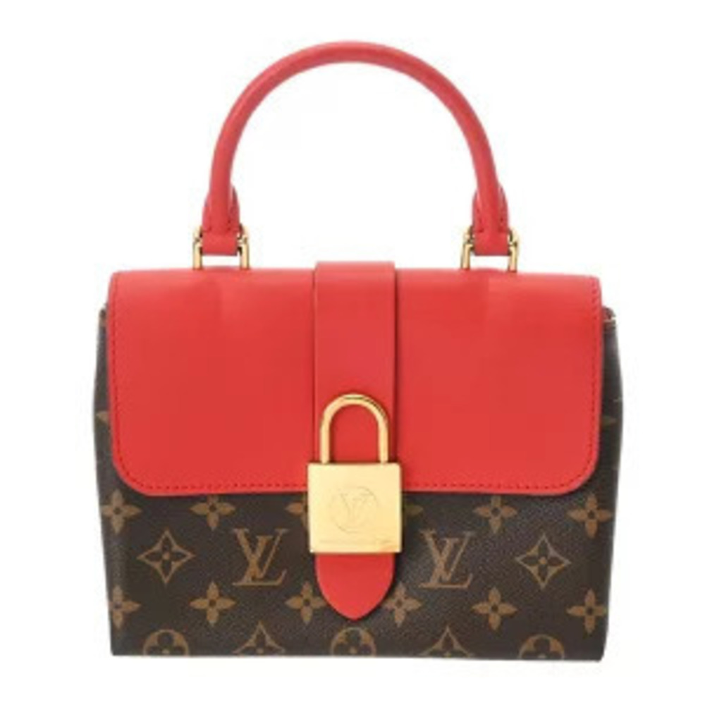 Louis Vuitton Monogram Locky Coquelicot Red Canvas Shoulder Bag